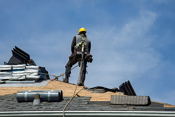 Professional Flat Roof Repair technician working in Clayton, DE